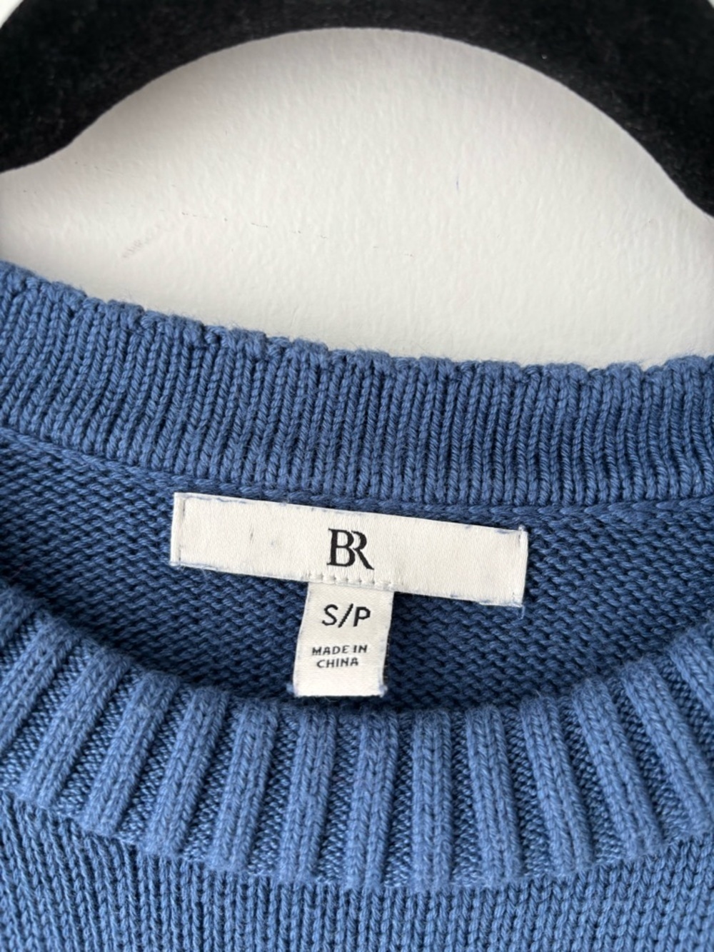 Banana Republic Cotton Silk Sweater Grey Cropped Crewneck Minimalist - Picture 3 of 8